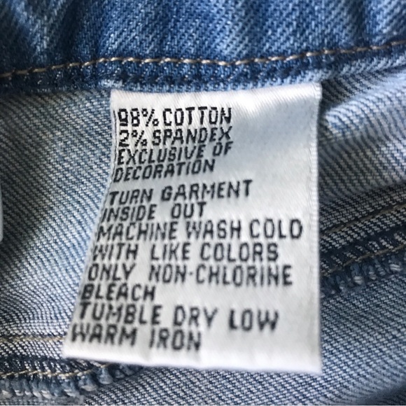 Talbots size 6 petite jeans light wash 5 pocket embellishments on back p… - Picture 5 of 10